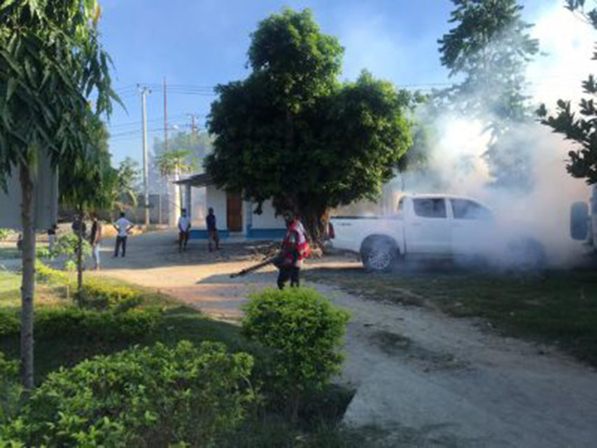 Equipa CVTL Halo Desinfectação iha ISFIT