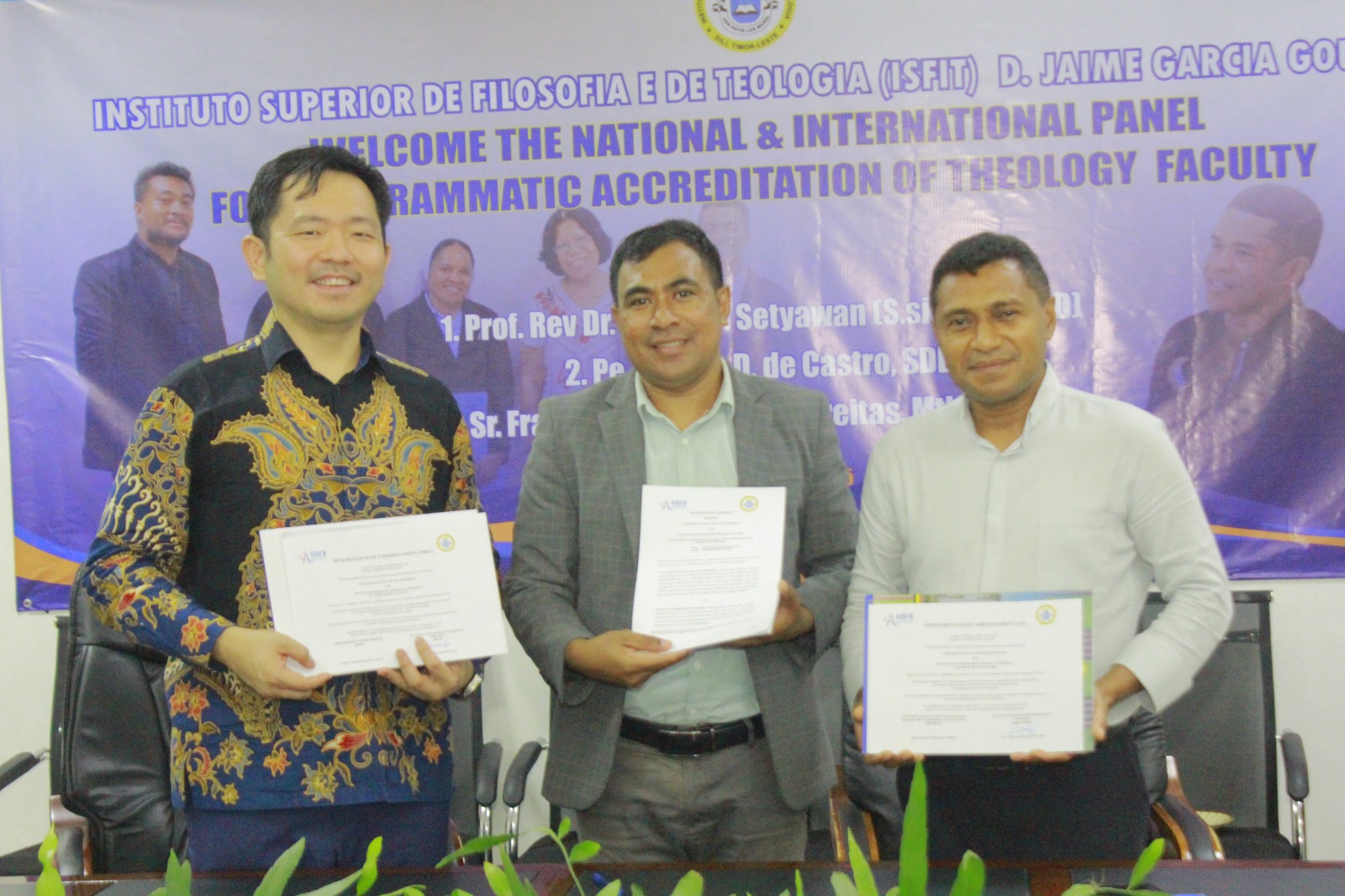 ISFIT SIGNS MOU WITH SATYA NEGARA UNIVERSITY (USNI), INDONESIA